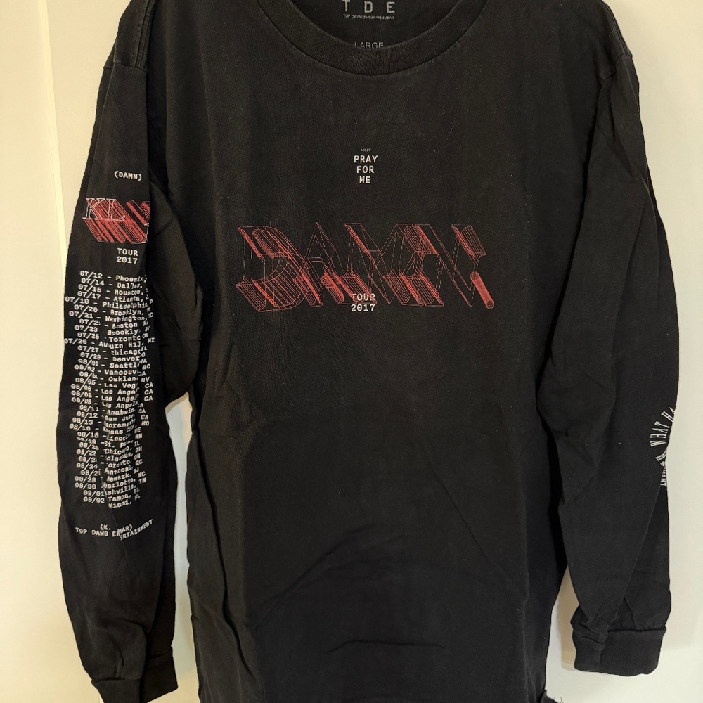 Kendrick Lamar DAMN. Tour Shirt